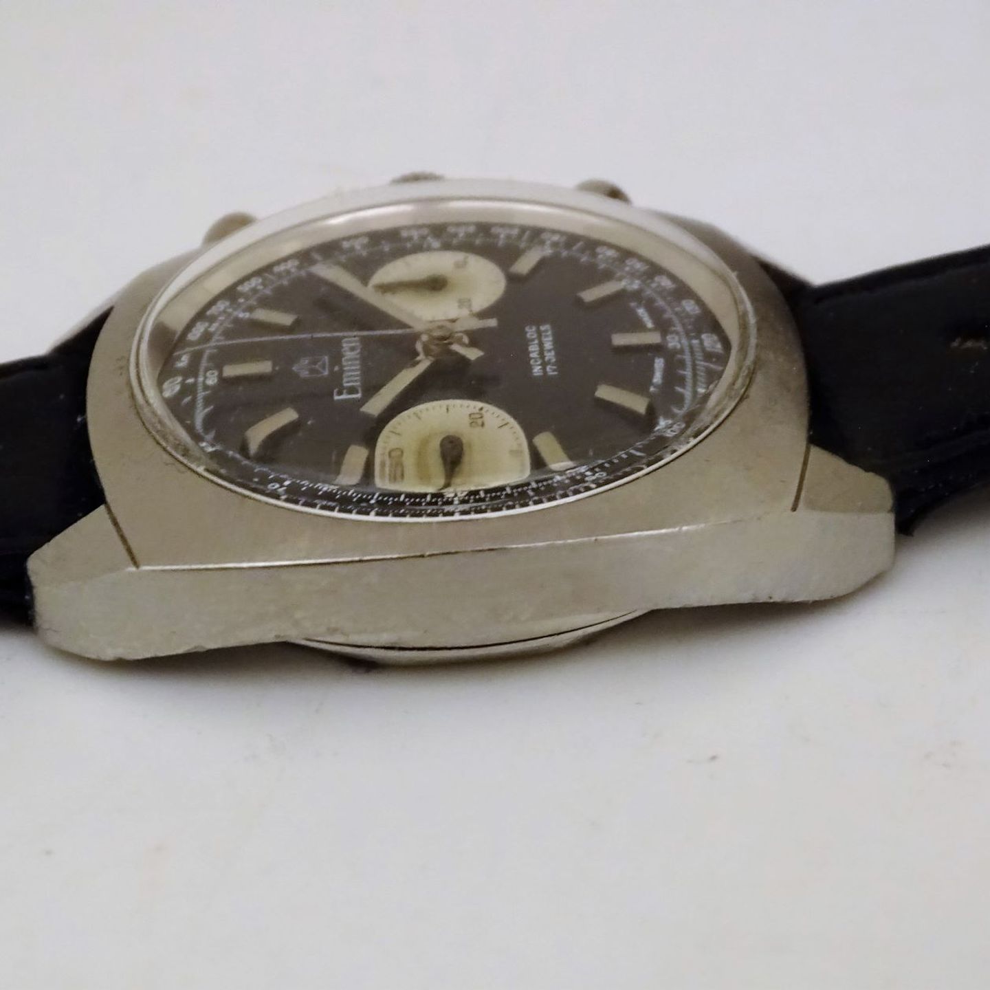 Eminent Vintage Unknown (1970) - Black dial 37 mm Steel case (6/8)