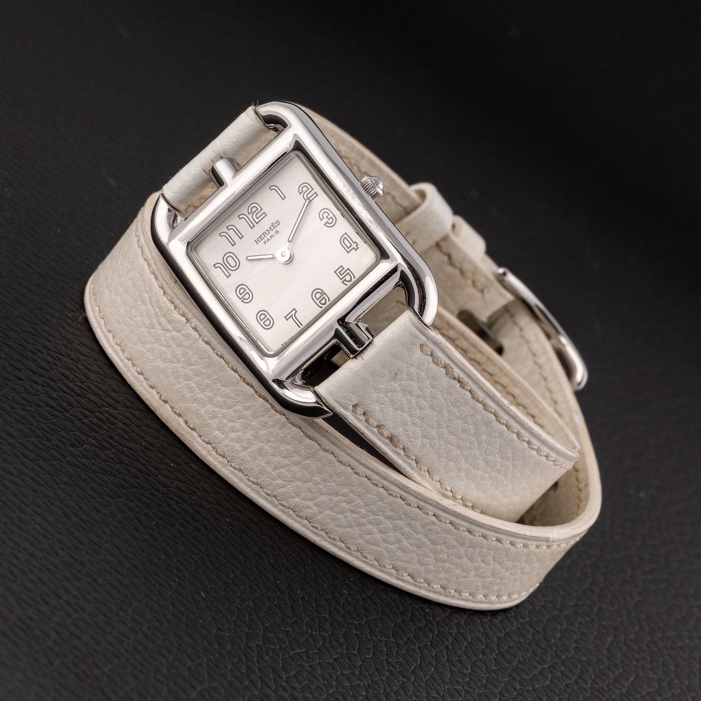 Hermès Cape Cod CC1.210 (Unknown (random serial)) - White dial 23 mm Steel case (2/8)