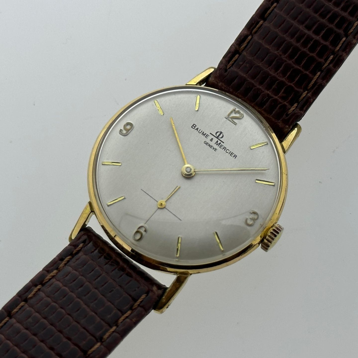 Baume & Mercier Vintage 2592 (Unknown (random serial)) - Silver dial 31 mm Gold/Steel case (6/8)