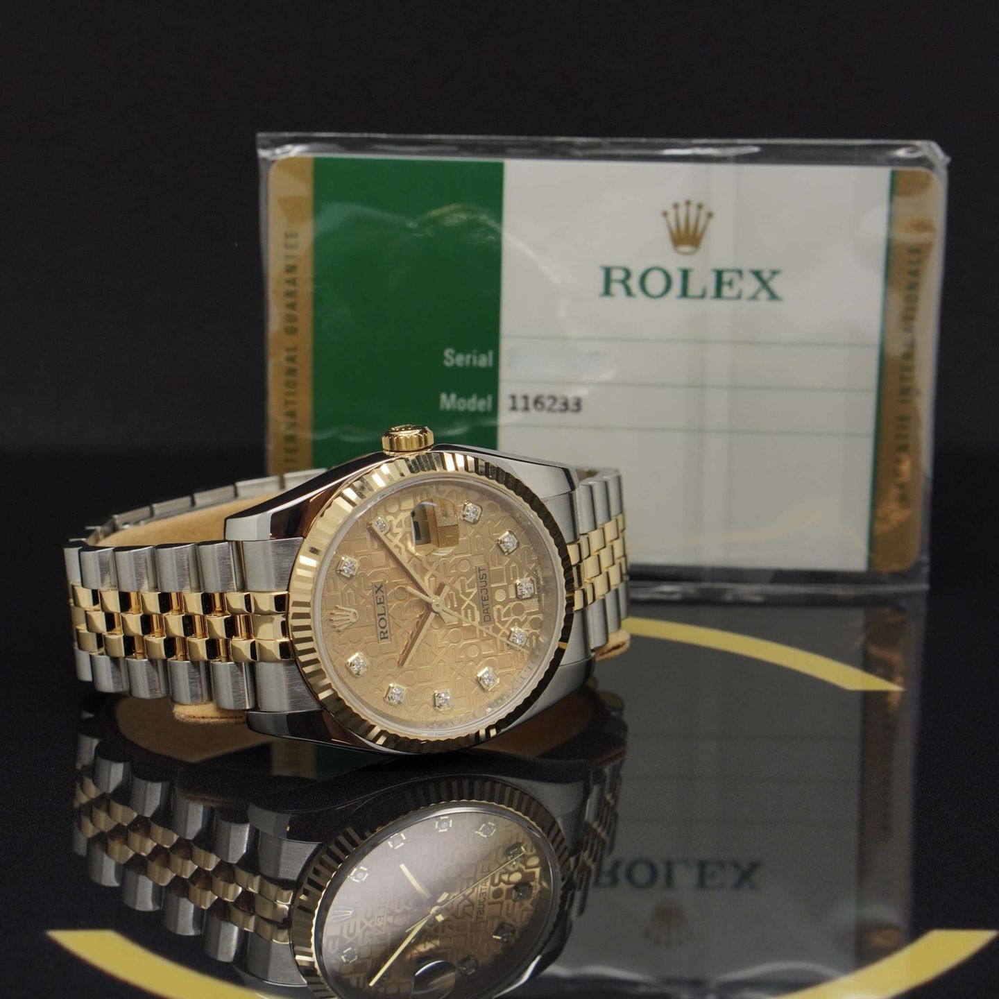 Rolex Datejust 36 116233 (2016) - Goud wijzerplaat 36mm Goud/Staal (5/7)