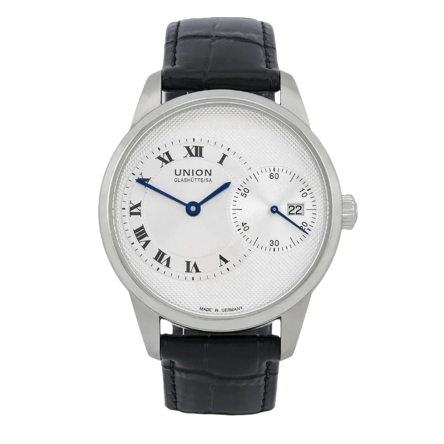 Union Glashütte 1893 Large Second D007.444.16.033.00 (2014) - Zilver wijzerplaat 42mm Staal (1/8)
