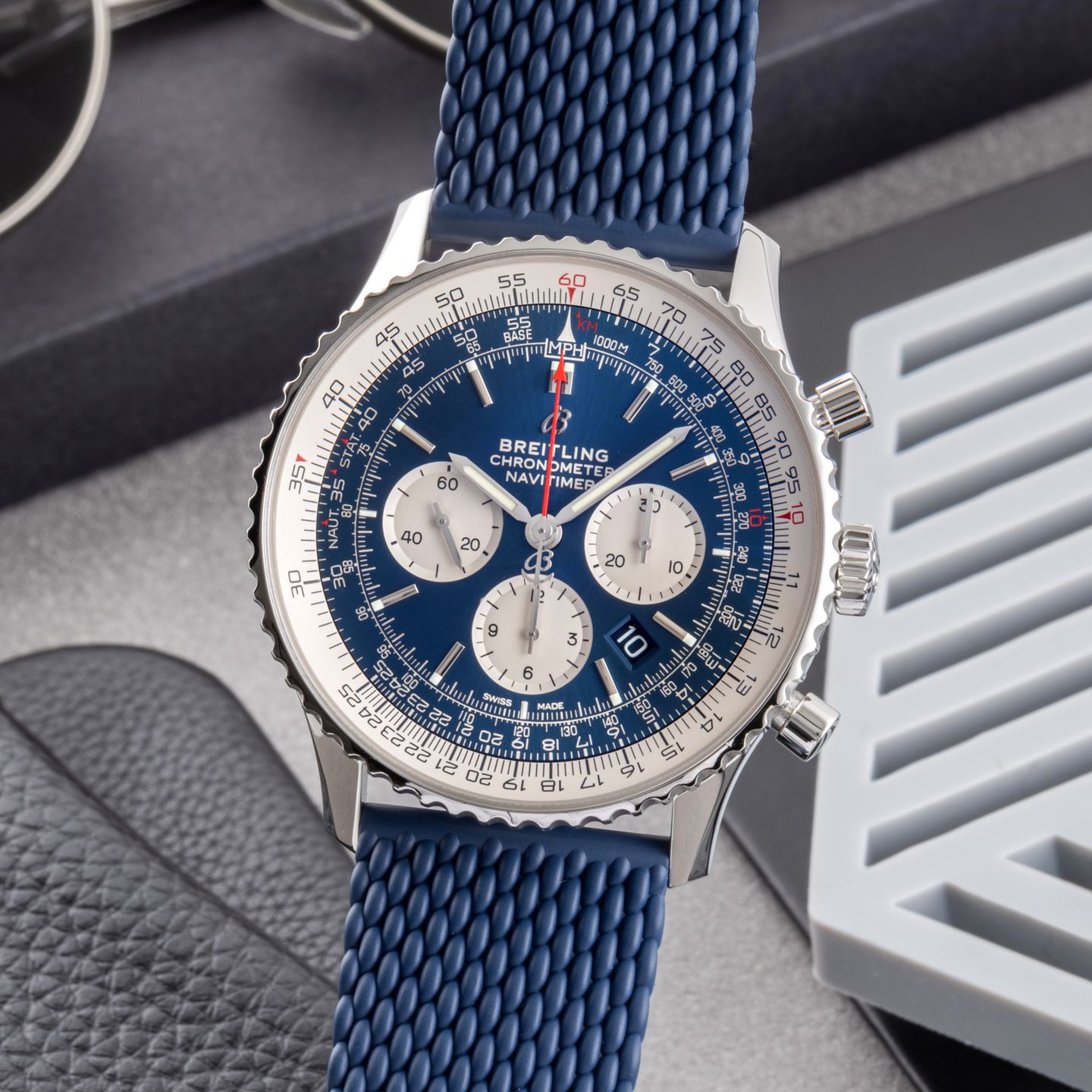 Breitling Navitimer 01 (46 MM) AB0127 (2018) - 46mm Staal (3/8)