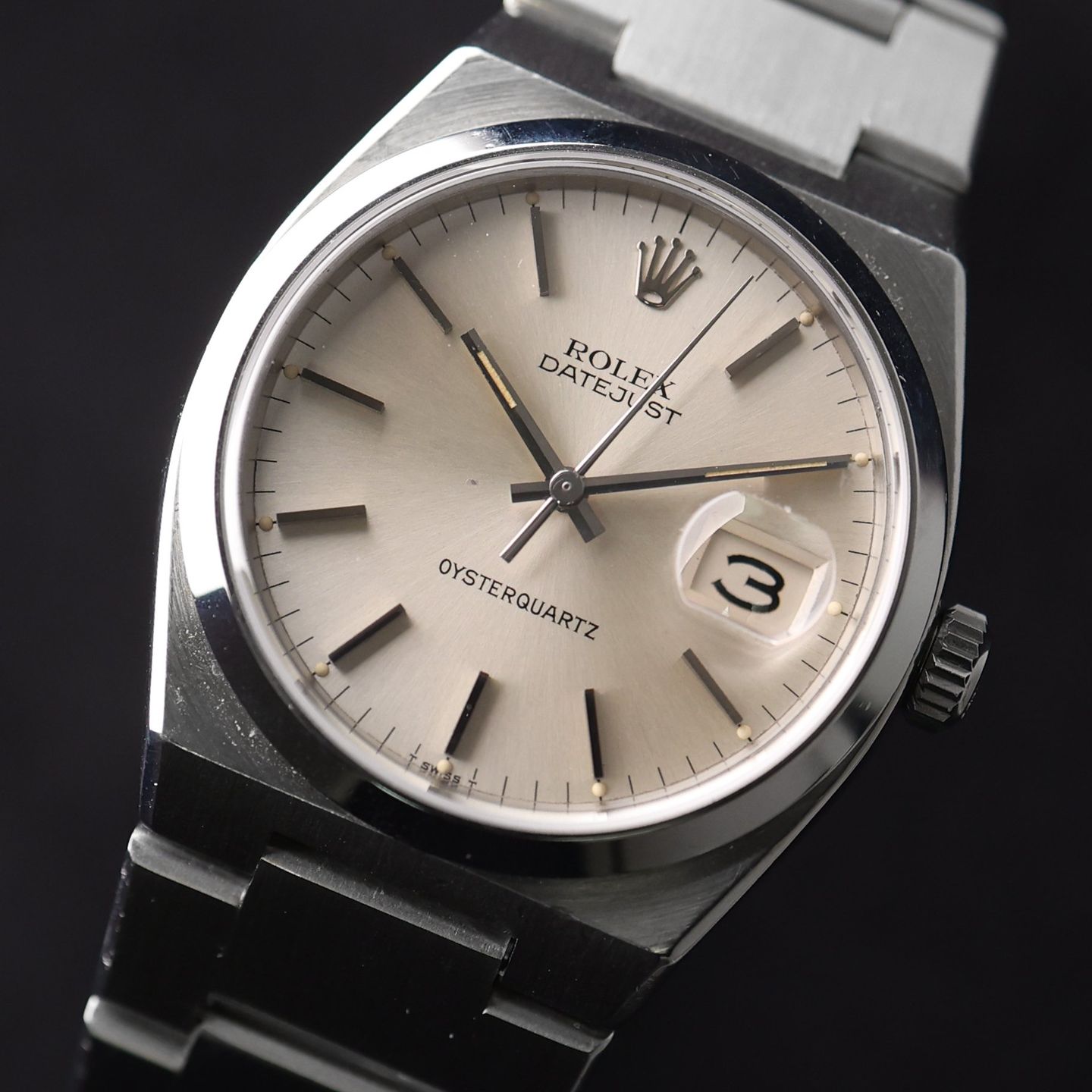 Rolex Datejust Oysterquartz 17000 (1978) - 36mm Staal (5/5)