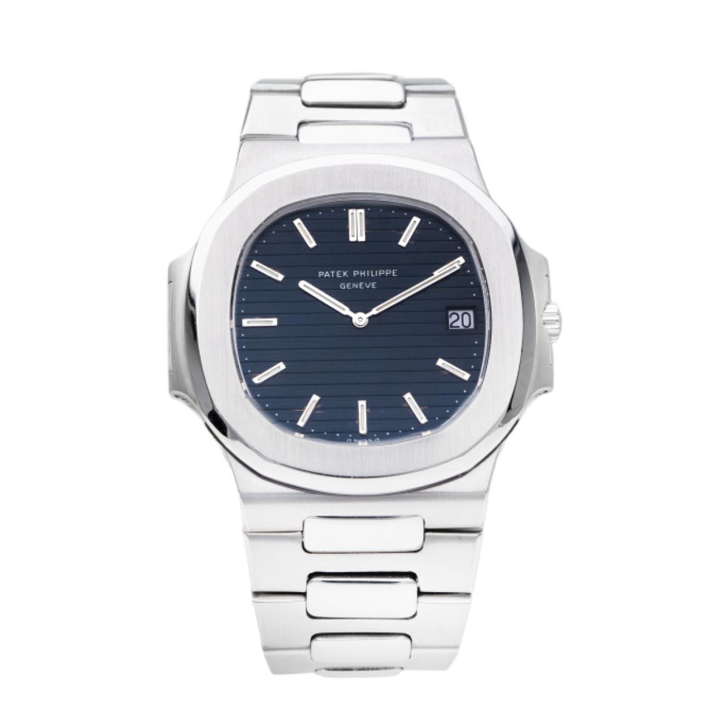 Patek Philippe Nautilus 3700 (1979) - Blue dial 43 mm Steel case (1/2)