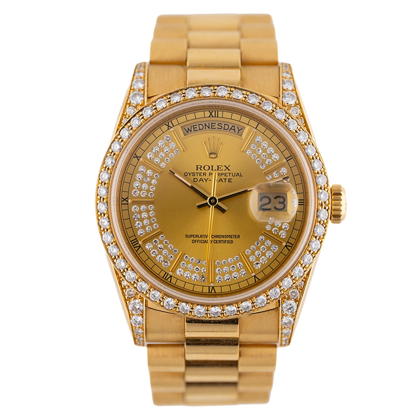 Rolex Day-Date 36 18388 (1989) - 36mm Geelgoud (1/7)