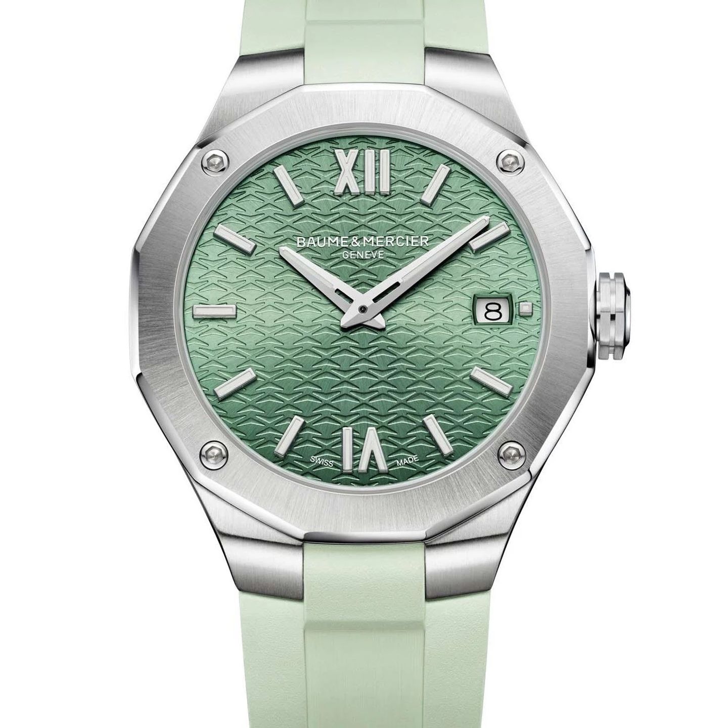 Baume & Mercier Riviera M0A10611 (2024) - Green dial 36 mm Steel case (1/3)