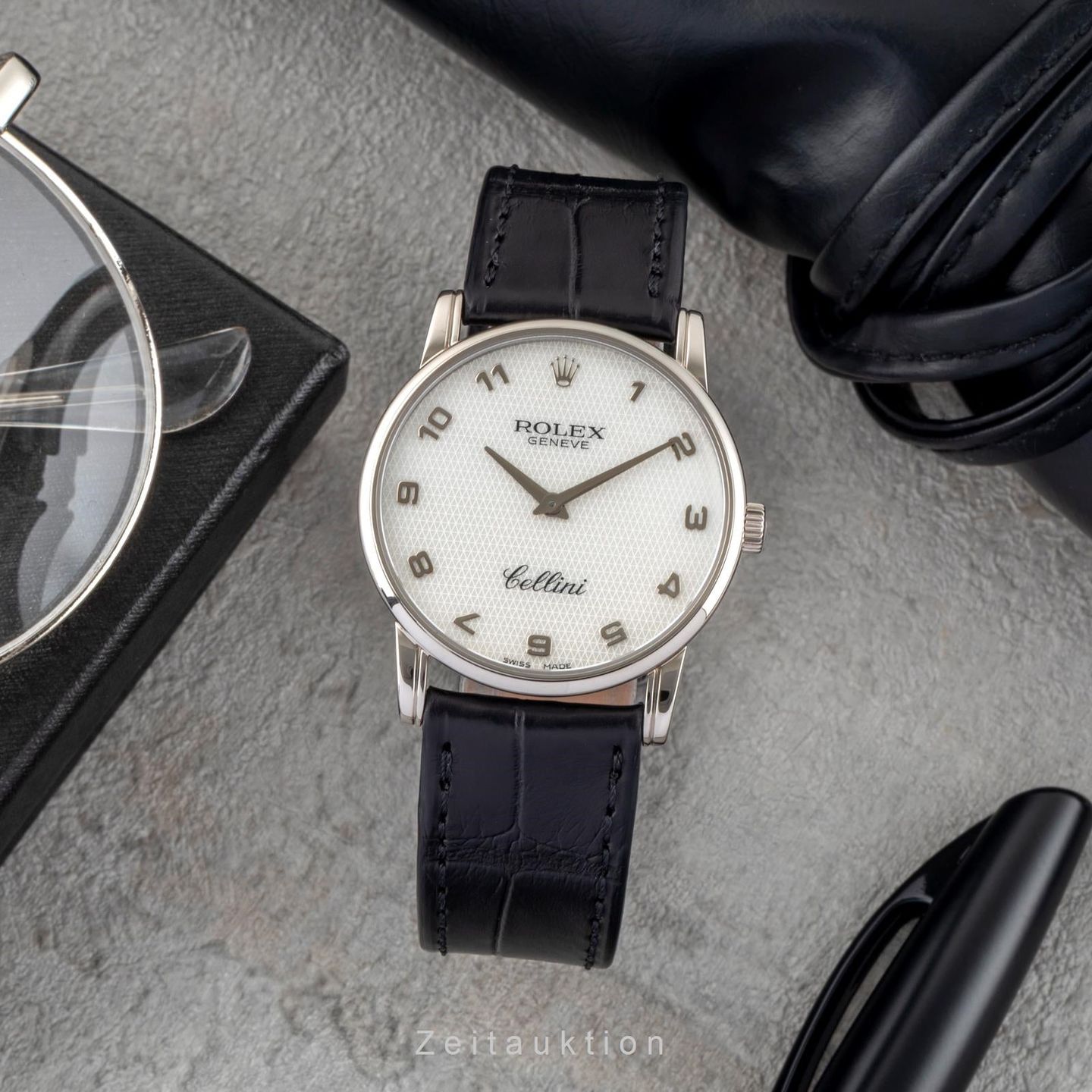 Rolex Cellini 5116 (2001) - Wit wijzerplaat 32mm Witgoud (3/8)