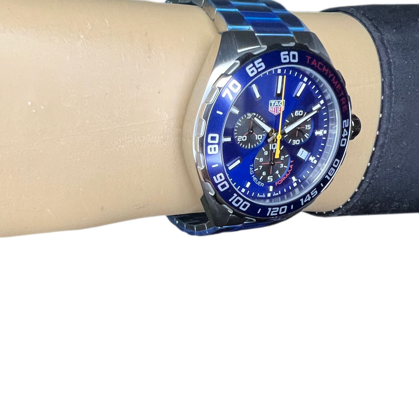 TAG Heuer Formula 1 Quartz CAZ101AK.BA0842 (2022) - Blauw wijzerplaat 43mm Staal (6/8)