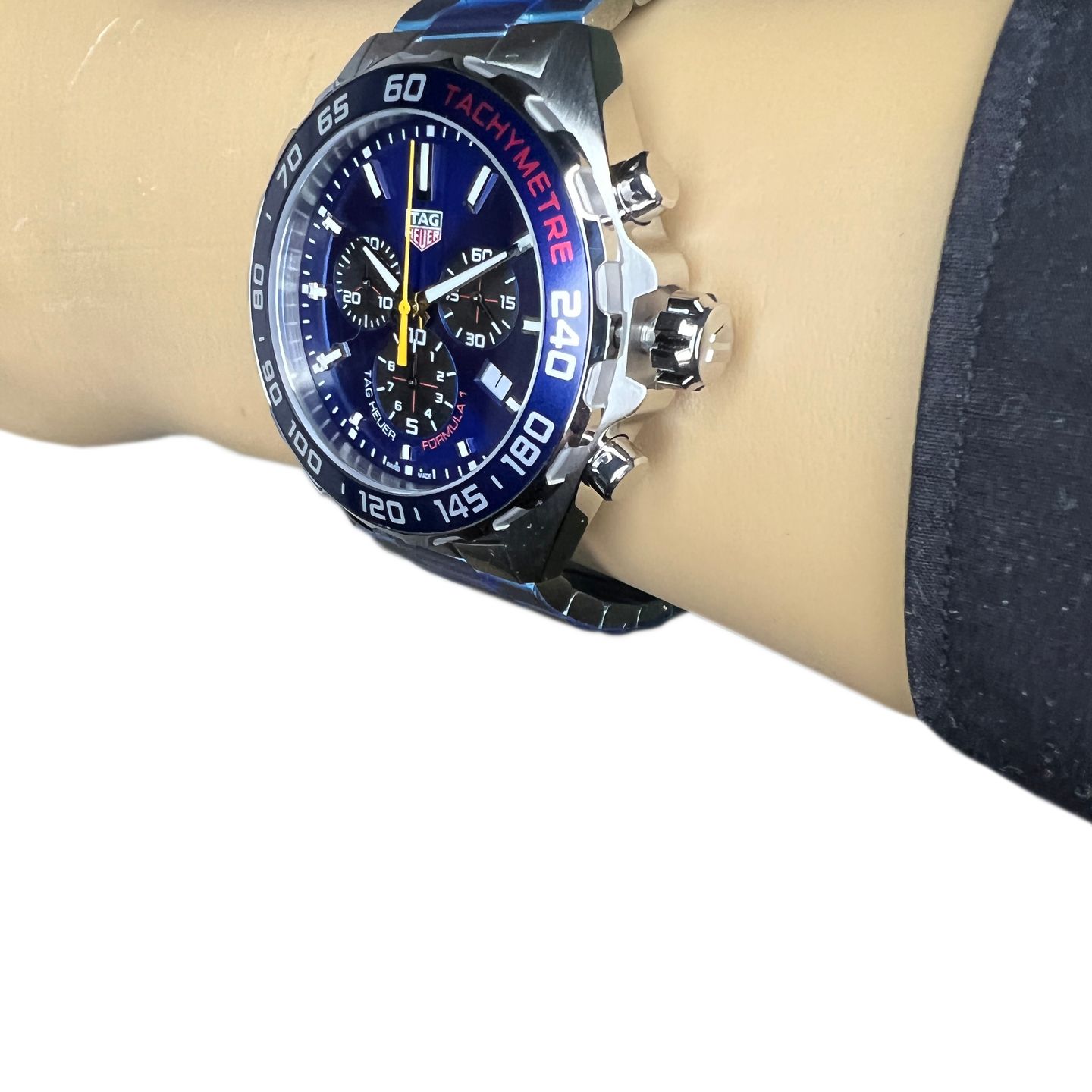 TAG Heuer Formula 1 Quartz CAZ101AK.BA0842 (2022) - Blauw wijzerplaat 43mm Staal (5/8)