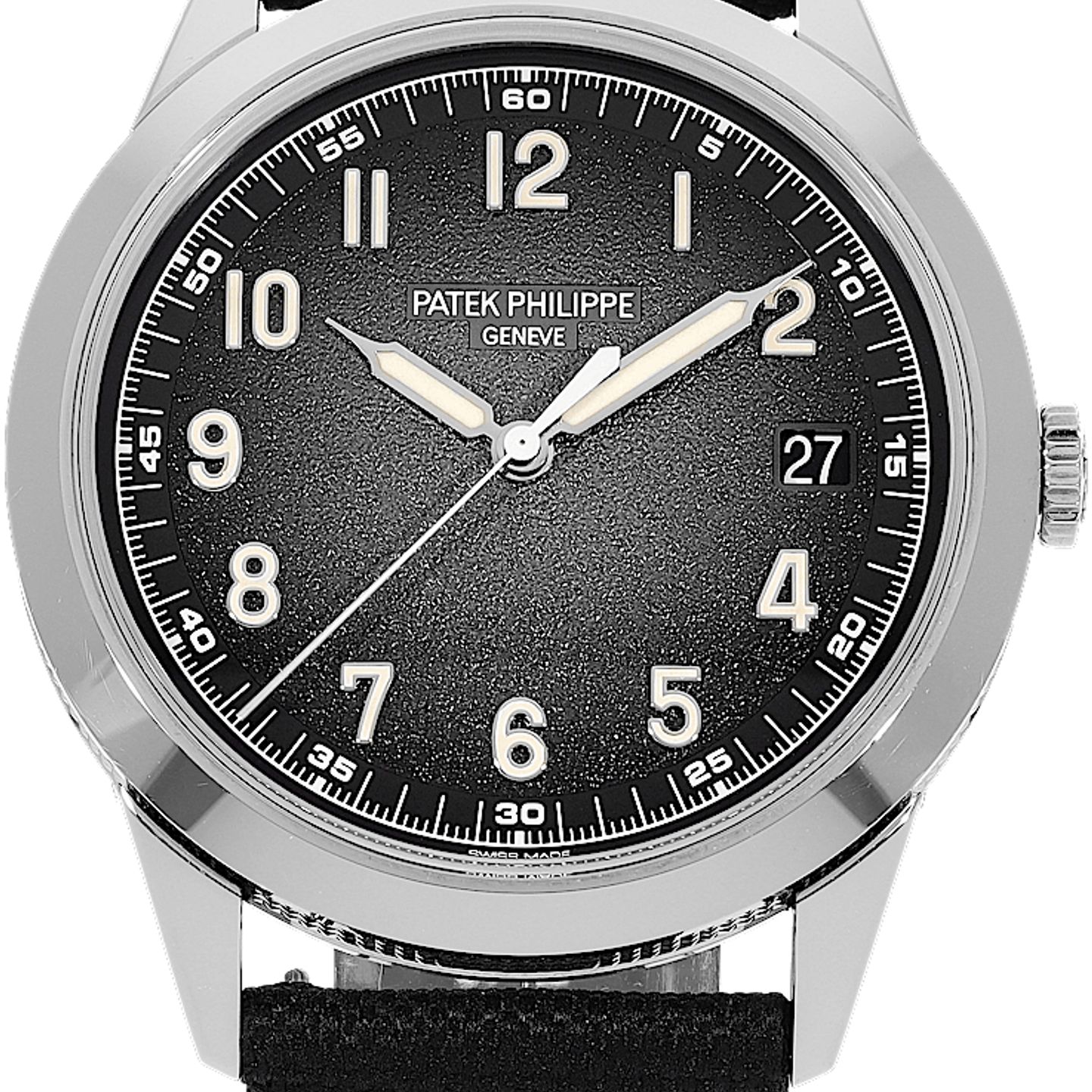 Patek Philippe Calatrava 5226G-001 (2022) - Grey dial 40 mm White Gold case (2/5)