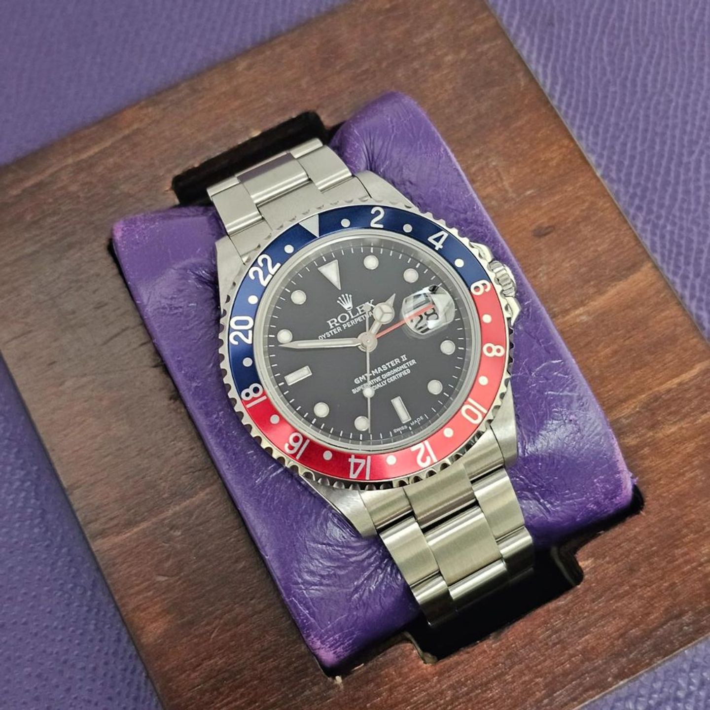 Rolex GMT-Master II 16710 (2006) - Black dial 40 mm Steel case (1/4)