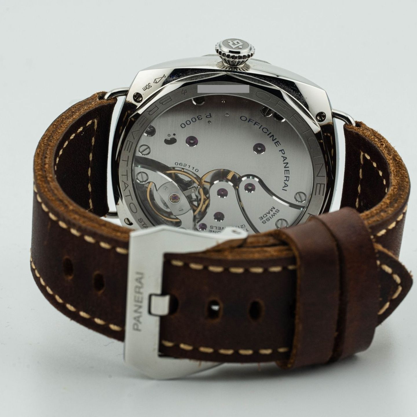 Panerai Special Editions PAM00685 (Onbekend (willekeurig serienummer)) - Bruin wijzerplaat 47mm Staal (6/8)