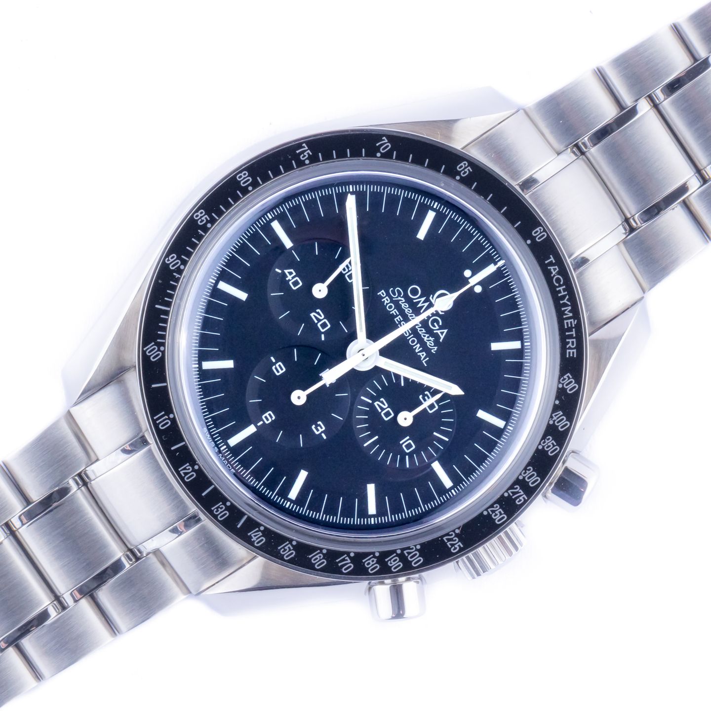 Omega Speedmaster Professional Moonwatch 3572.50 (Unknown (random serial)) - Black dial 42 mm Steel case (1/8)