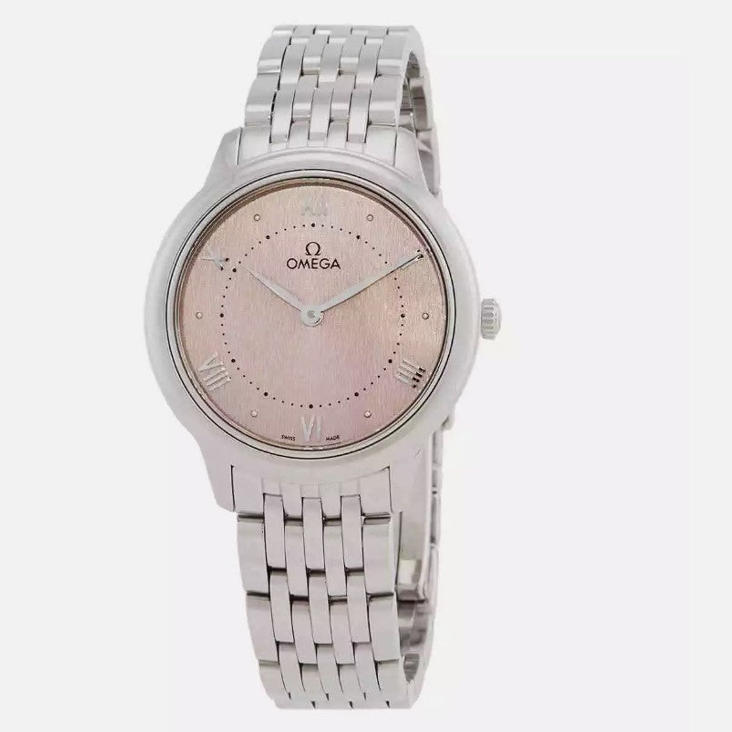 Omega De Ville 434.10.30.60.02.001 (2025) - Roze wijzerplaat 30mm Staal (1/1)