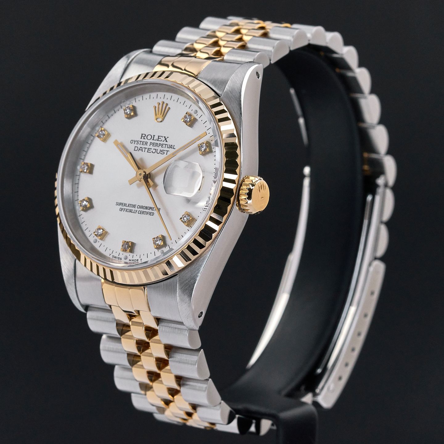 Rolex Datejust 36 16233 (1990) - 36 mm Gold/Steel case (4/7)