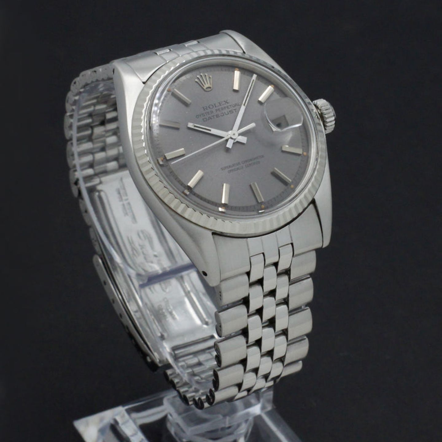 Rolex Datejust 1601 (1969) - Purple dial 36 mm Steel case (8/14)