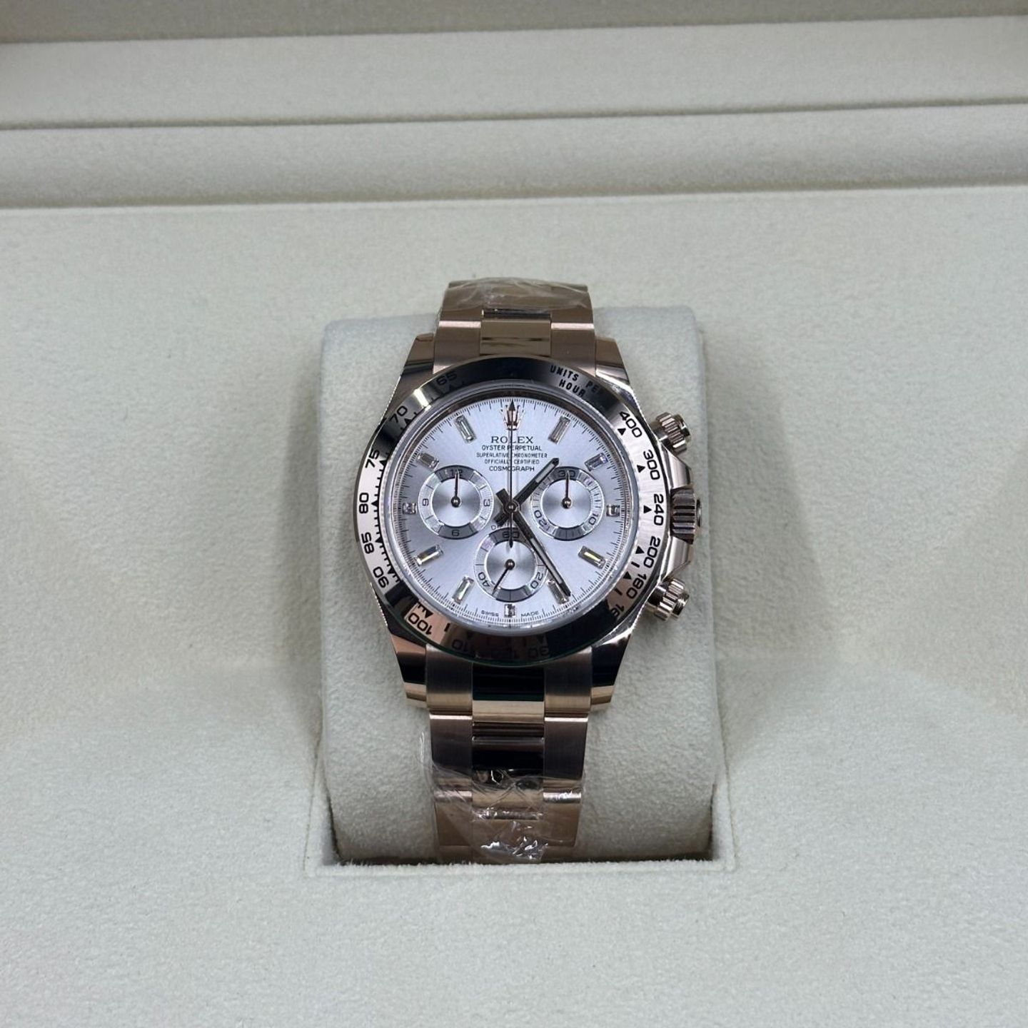 Rolex Daytona 116505 (Onbekend (willekeurig serienummer)) - Roze wijzerplaat 40mm Roségoud (3/8)