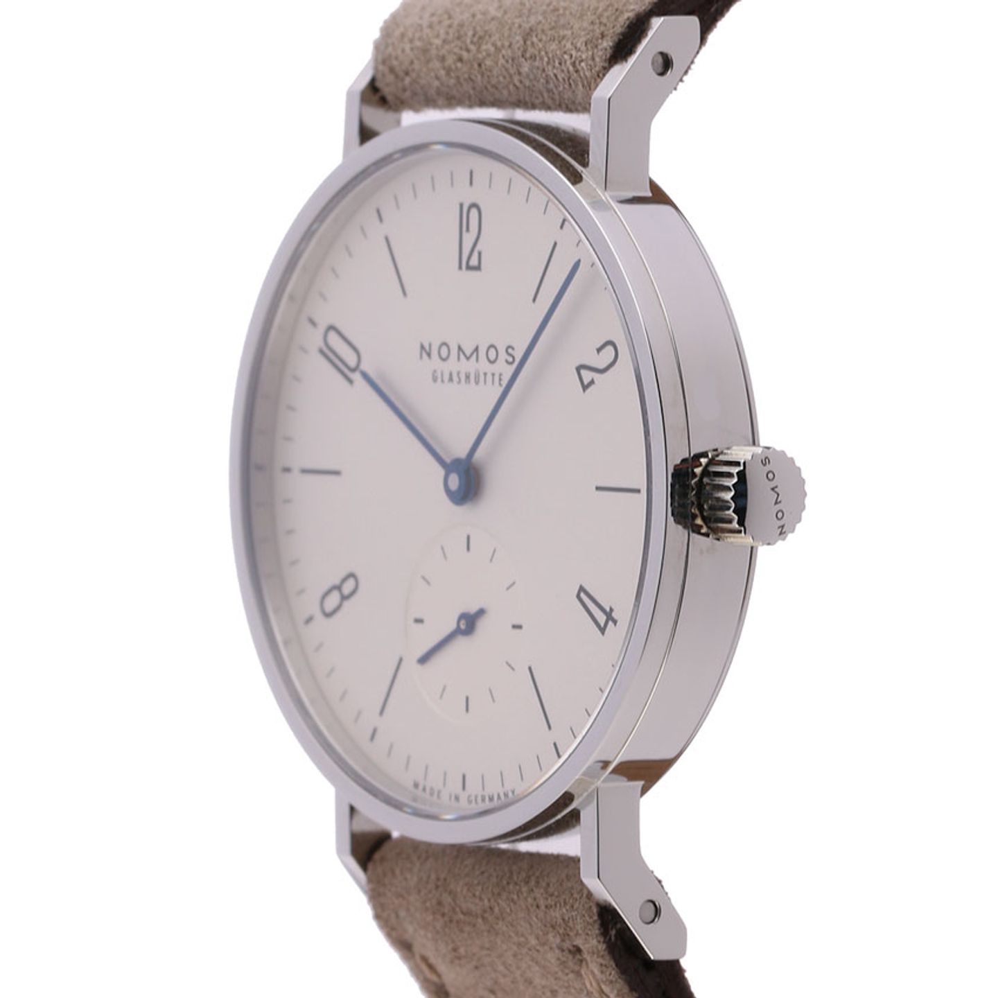 NOMOS Tangente 33 123 (2025) - Wit wijzerplaat 33mm Staal (4/7)
