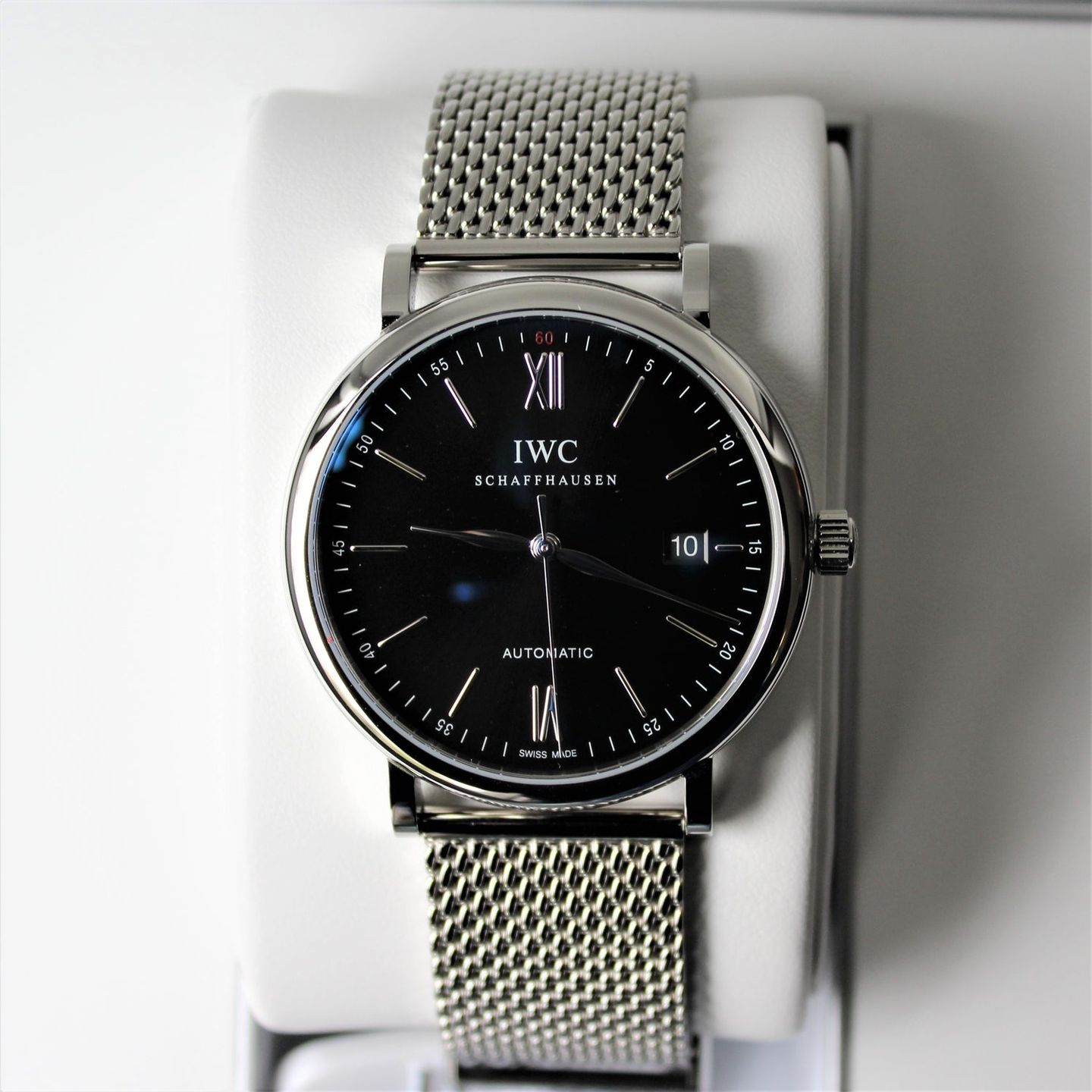 IWC Portofino Automatic IW356506 (2024) - Black dial 40 mm Steel case (1/3)