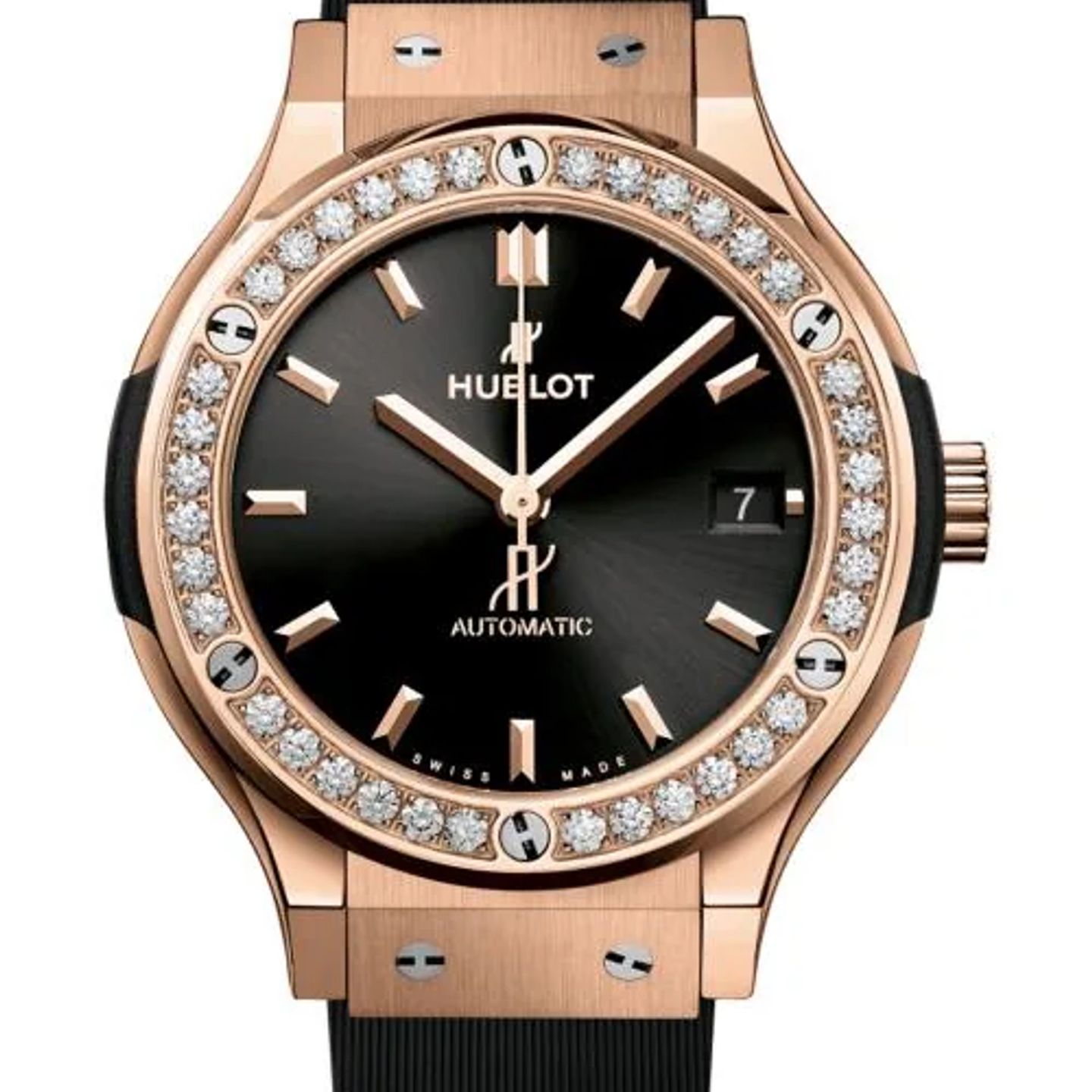 Hublot Classic Fusion 565.OX.1480.RX.1204 (2026) - Black dial 38 mm Rose Gold case (1/1)