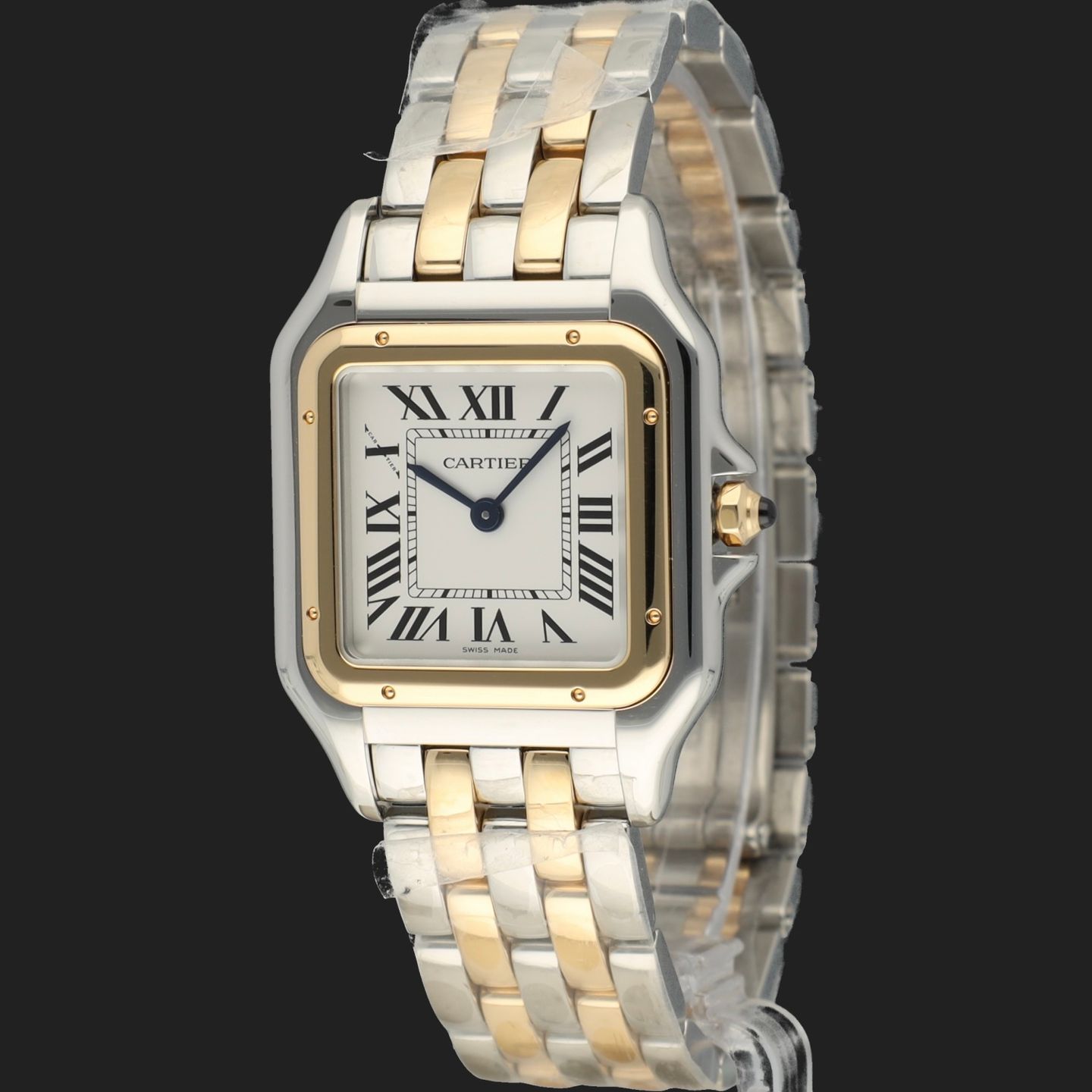 Cartier Panthère W2PN0007 (2024) - White dial 37 mm Gold/Steel case (1/8)