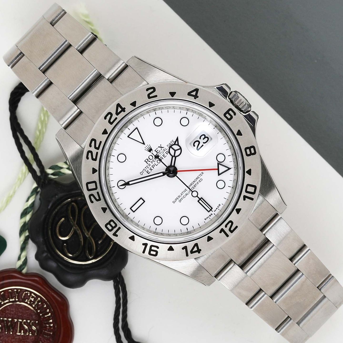 Rolex Explorer II 16570 (2011) - 40 mm Steel case (1/8)