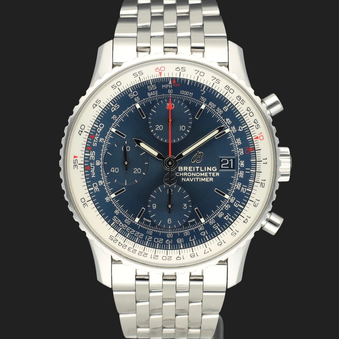 Breitling Navitimer A13324121C1X1 (2019) - 41mm Staal (2/8)