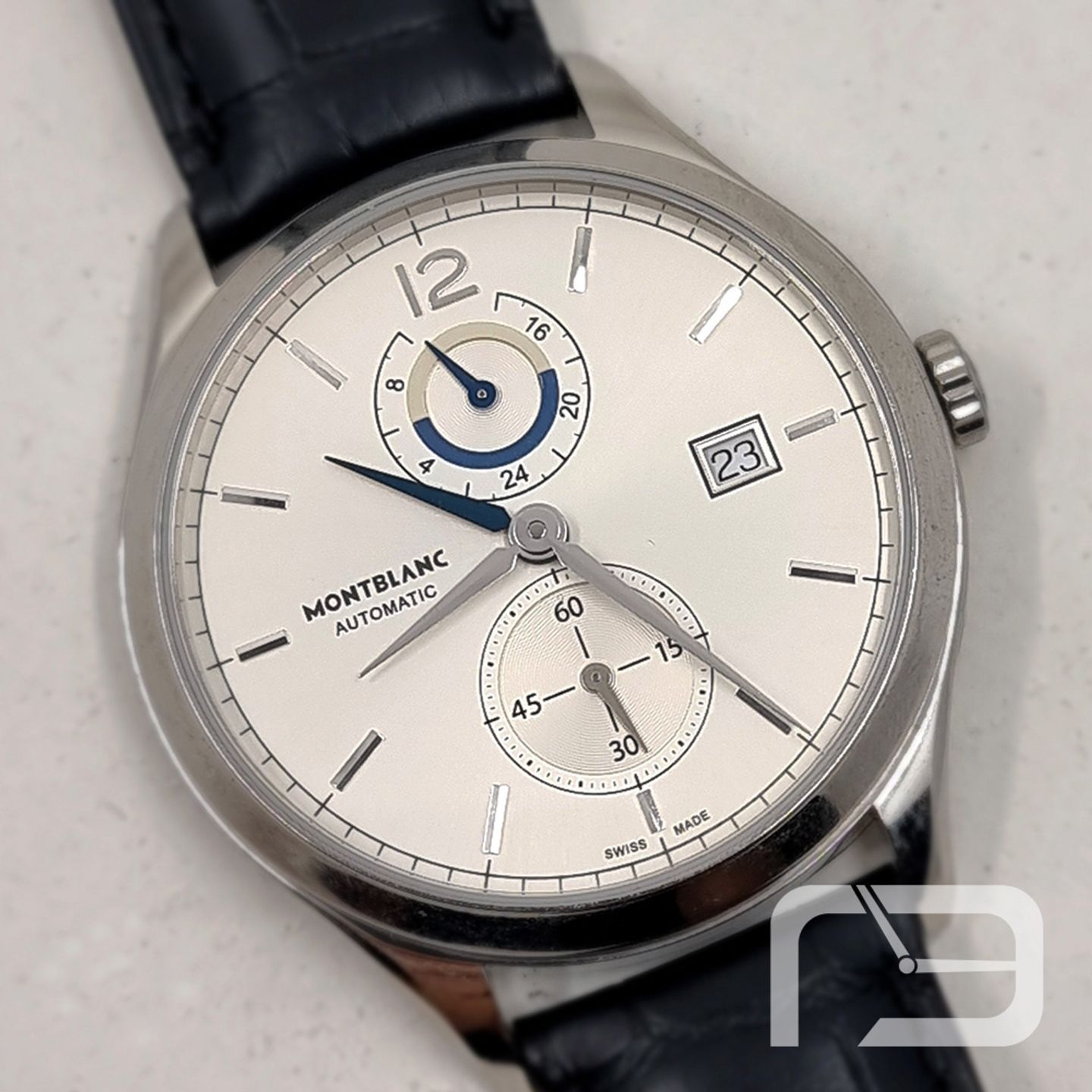 Montblanc Heritage Chronométrie 112540 (2024) - Zilver wijzerplaat 41mm Staal (2/8)