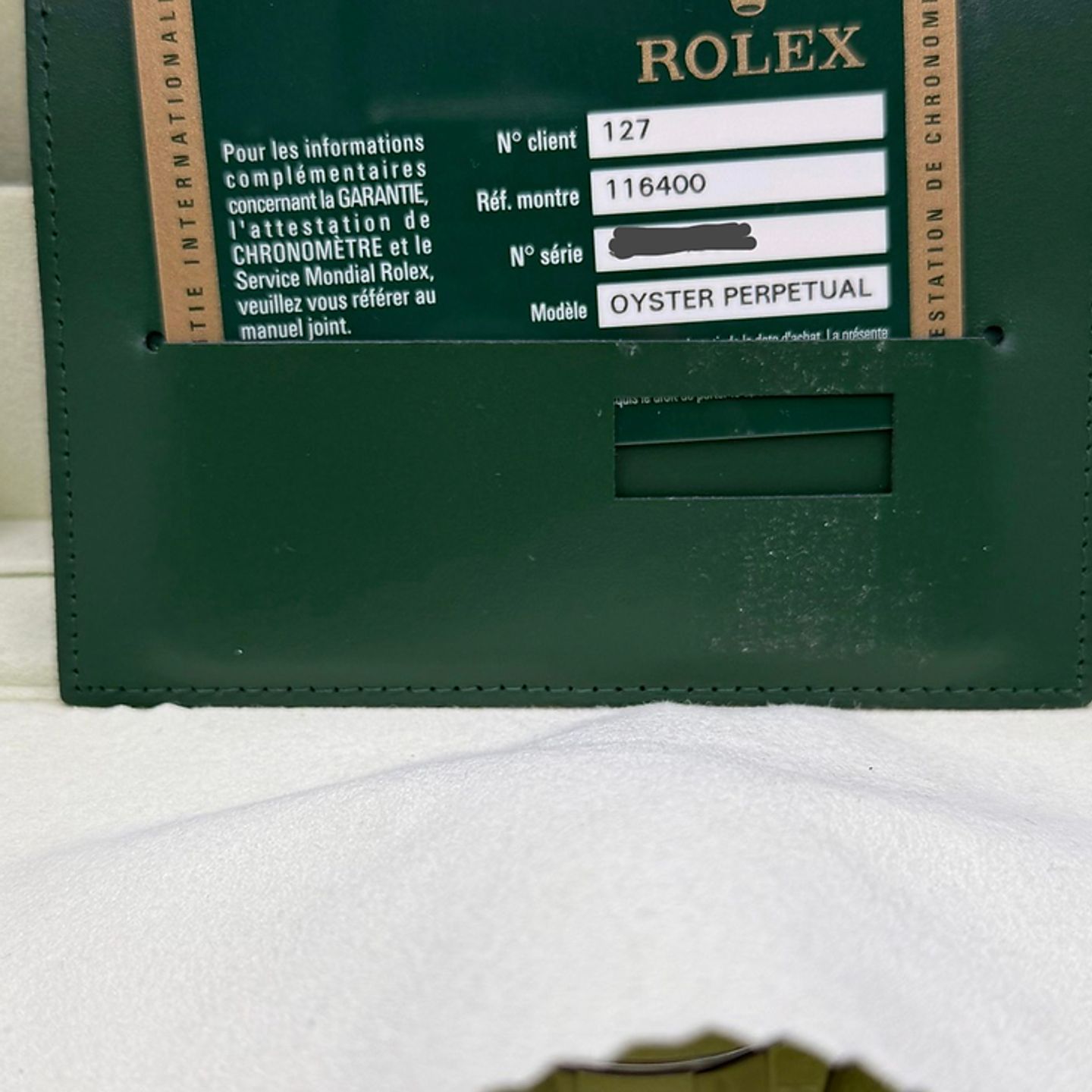 Rolex Milgauss 116400 (2013) - Zwart wijzerplaat 40mm Staal (3/3)