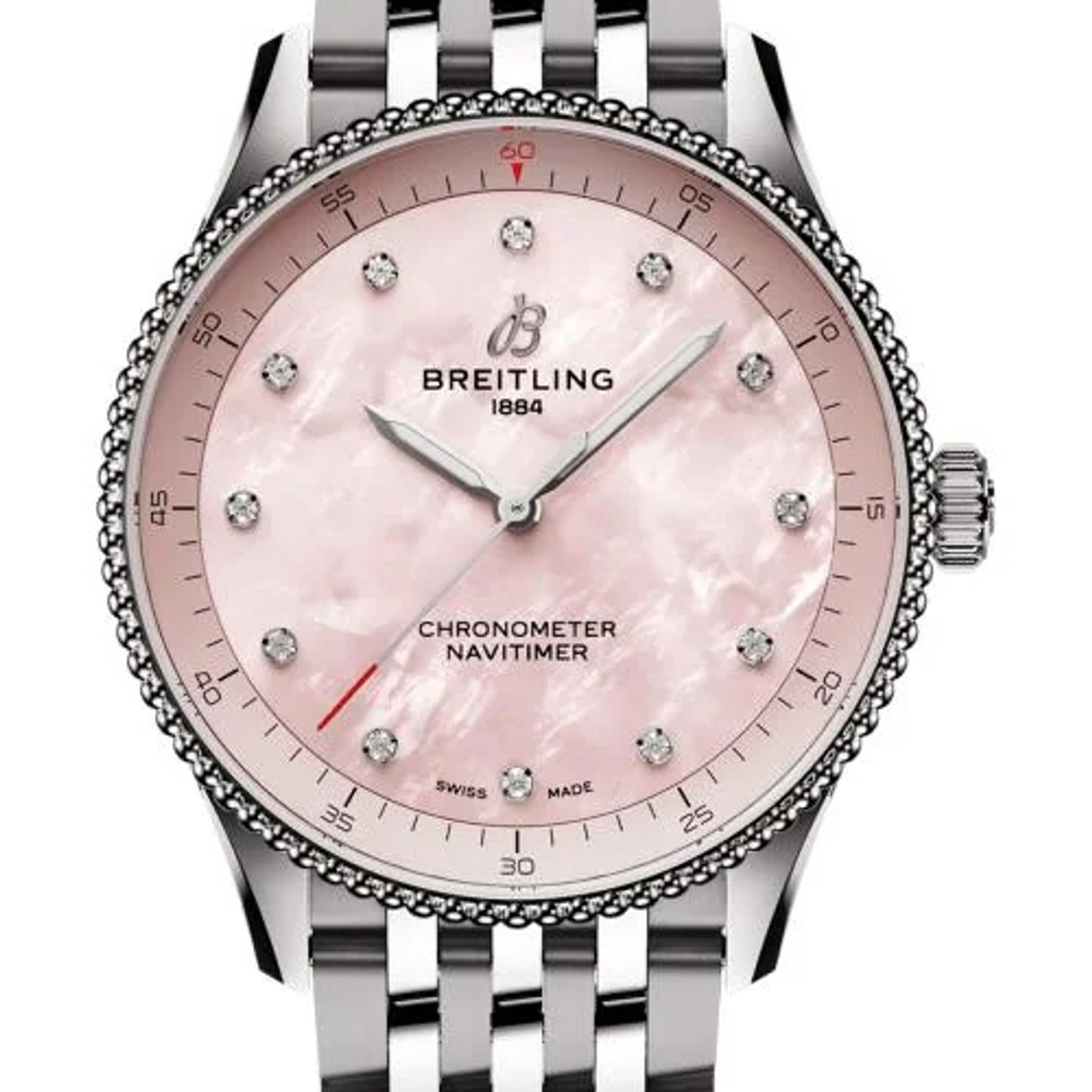 Breitling Navitimer A77320D91K1A1 (2026) - Parelmoer wijzerplaat 32mm Staal (1/1)