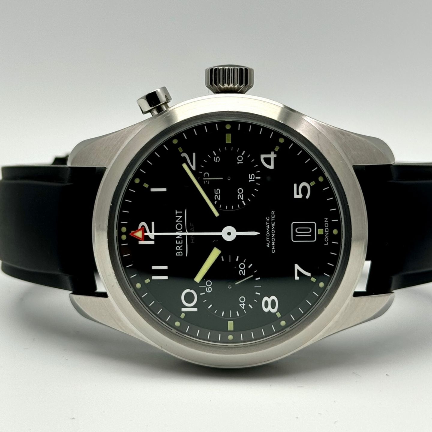 Bremont Unknown BR111 (Onbekend (willekeurig serienummer)) - Zwart wijzerplaat 42mm Staal (2/10)