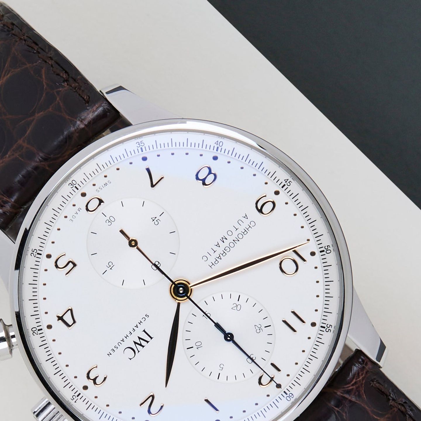 IWC Portuguese Chronograph IW371604 (2020) - Zilver wijzerplaat 41mm Staal (4/8)