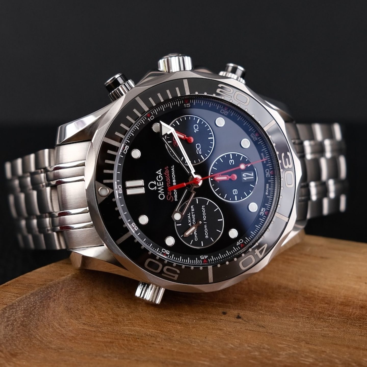 Omega Seamaster Diver 300 M 212.30.44.50.01.001 (2014) - Black dial 44 mm Steel case (7/8)