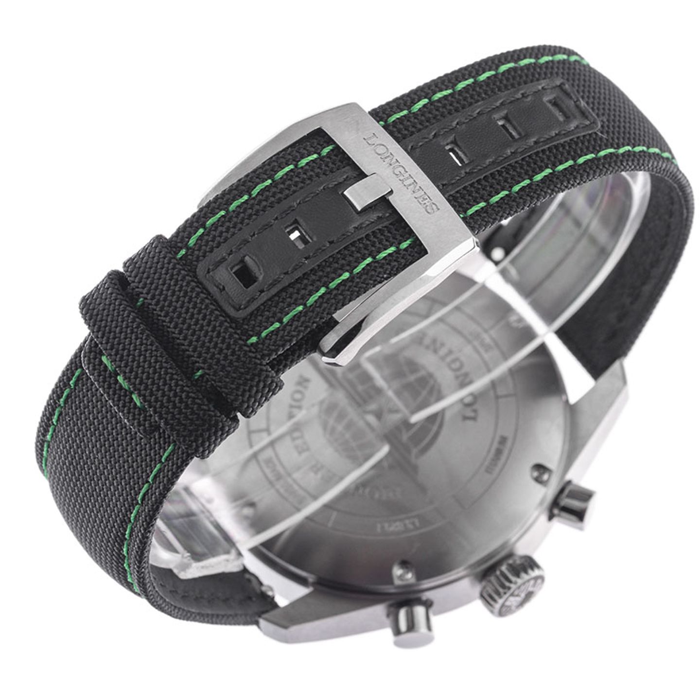 Longines Spirit L3.829.1.53.2 (2025) - Zwart wijzerplaat 42mm Titanium (7/7)