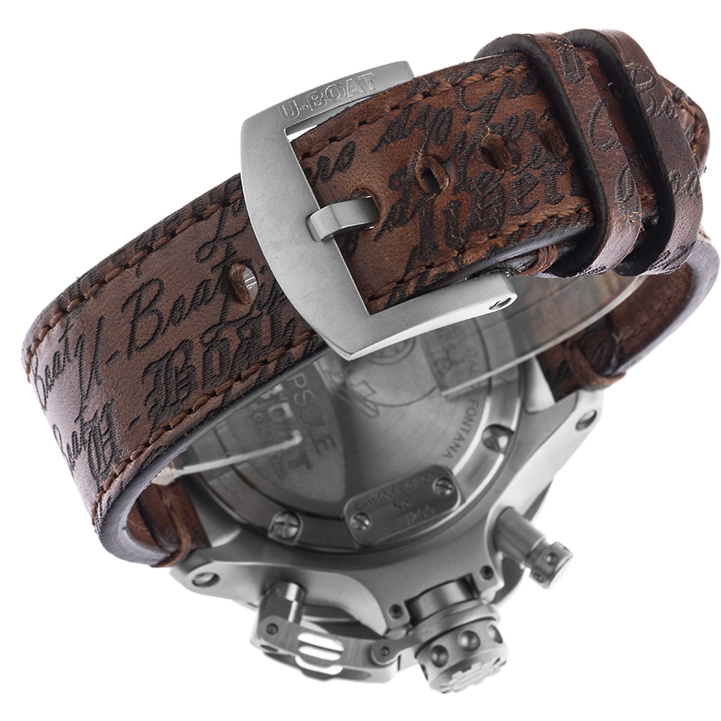 U-Boat Capsule 8807 (Unknown (random serial)) - Black dial 51 mm Steel case (6/6)