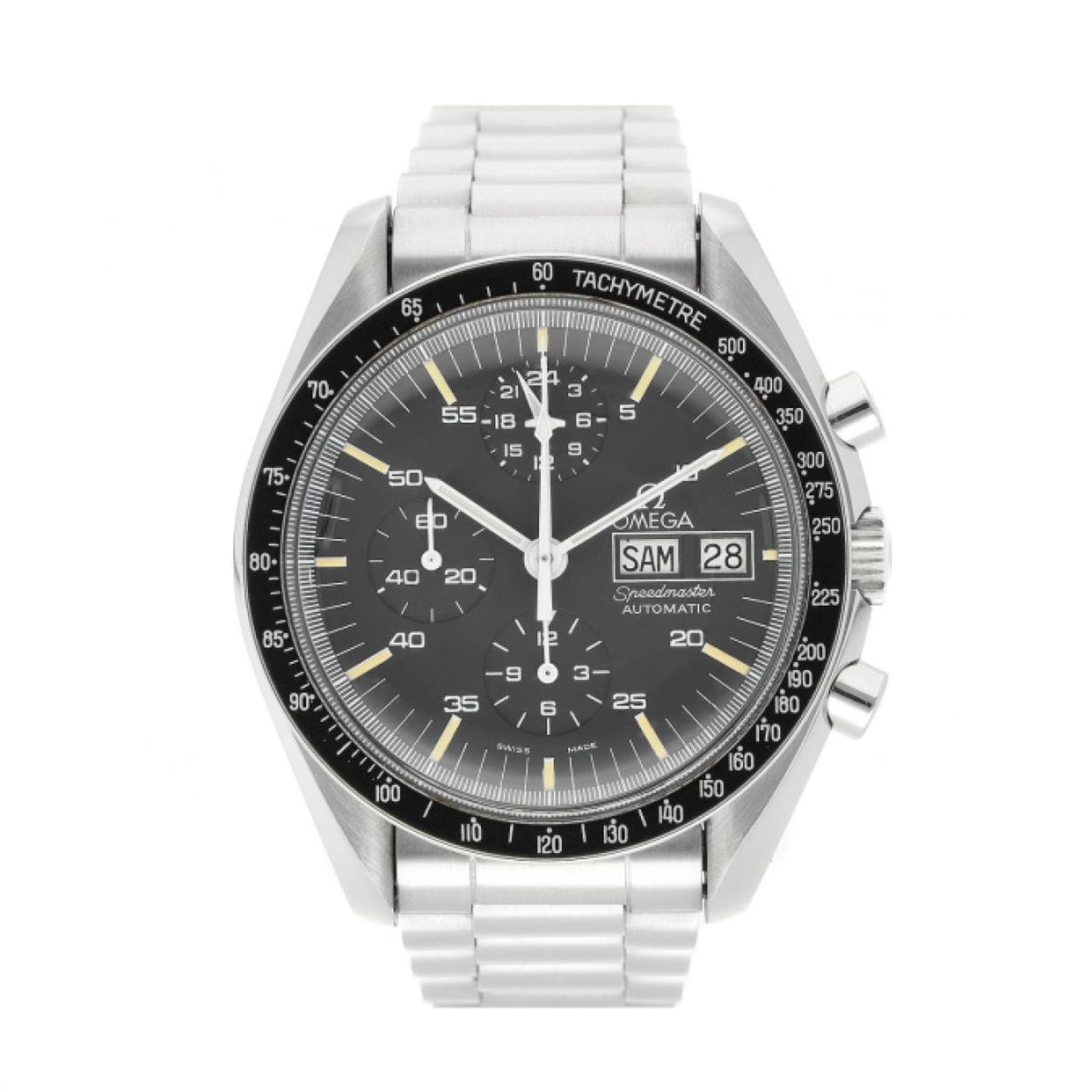Omega Speedmaster ST 376.0822 (1967) - Zwart wijzerplaat 42mm Staal (1/5)
