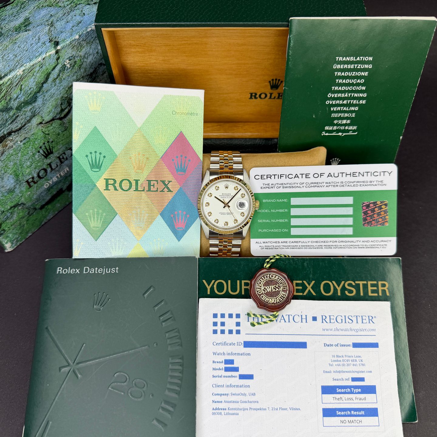 Rolex Datejust 36 16233 (2001) - 36mm Goud/Staal (3/8)