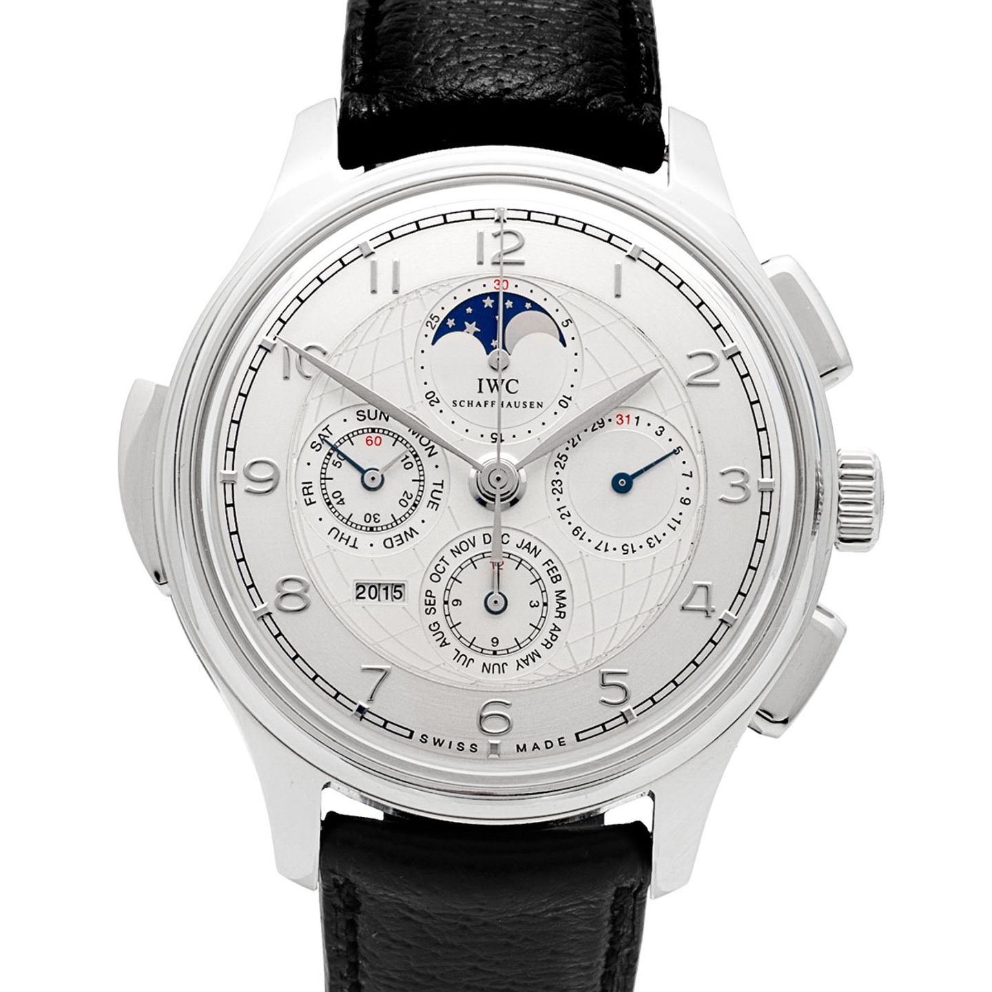 IWC Portuguese Grande Complication IW377401 (2024) - Zilver wijzerplaat 45mm Platina (1/4)