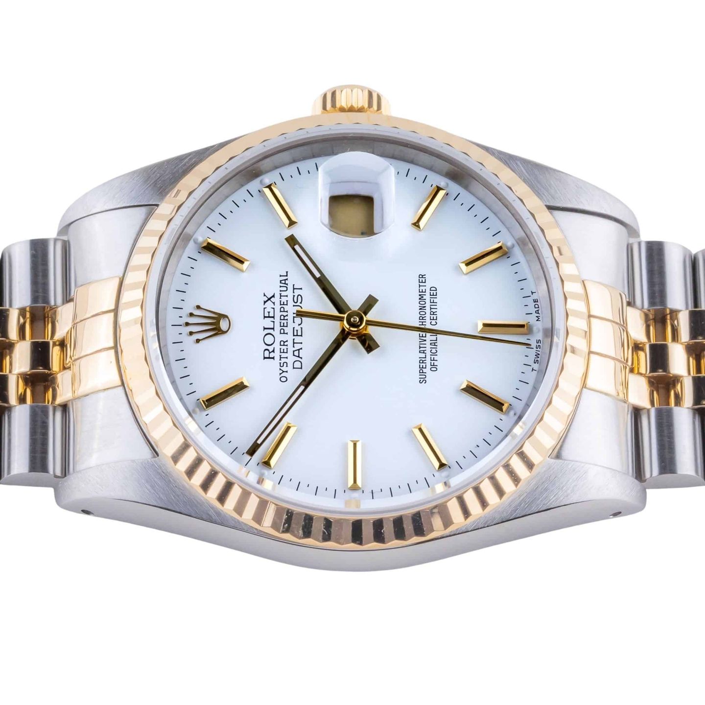 Rolex Datejust 36 16233 (1988) - 36 mm Gold/Steel case (5/8)