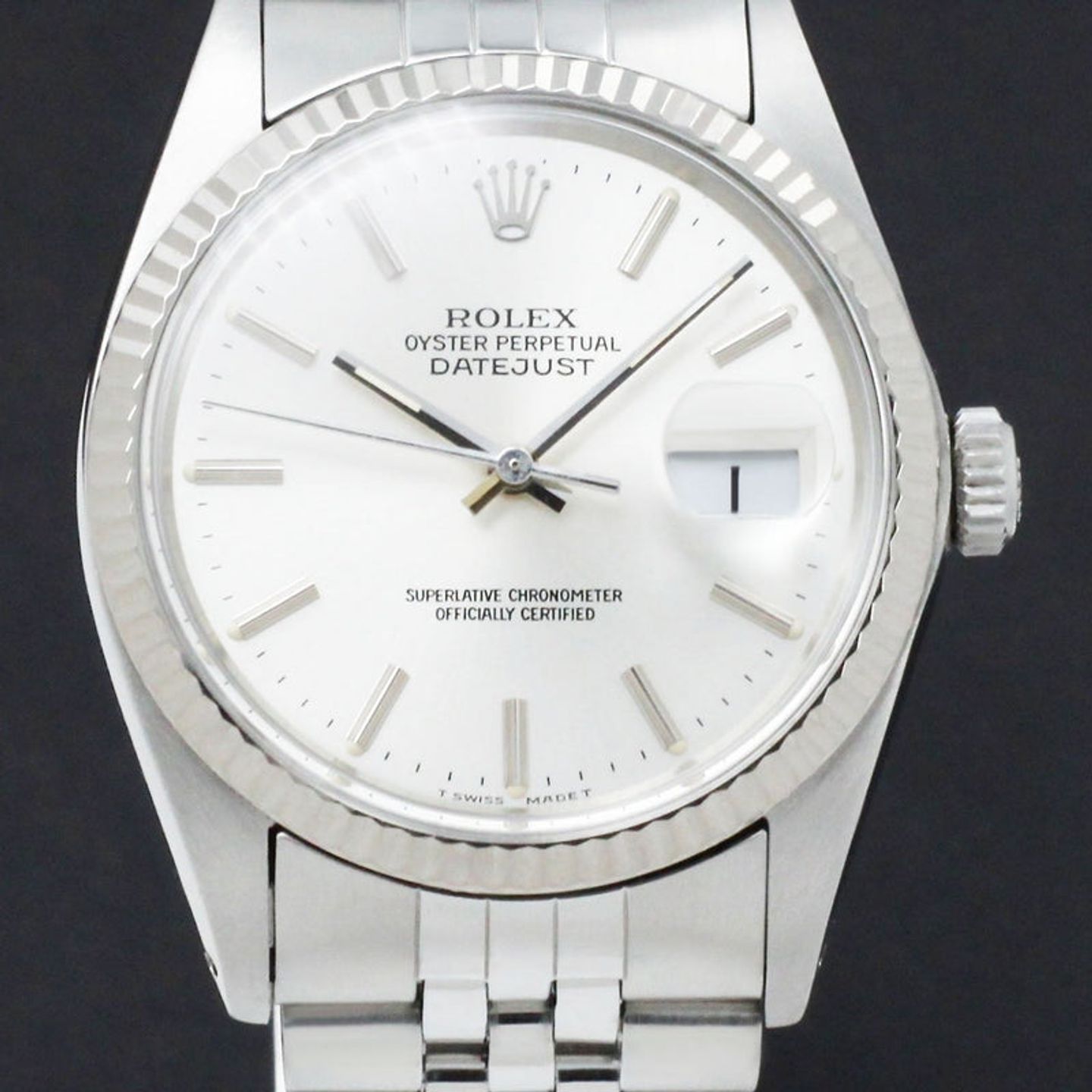 Rolex Datejust 36 16014 (1987) - Silver dial 36 mm Steel case (1/7)