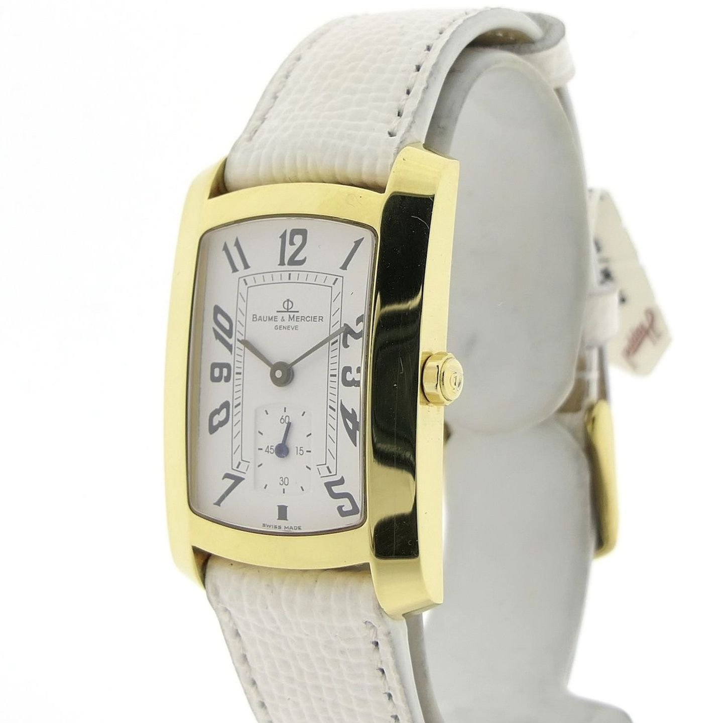 Baume & Mercier Hampton MV045224 (2000) - White dial 26 mm Yellow Gold case (2/8)