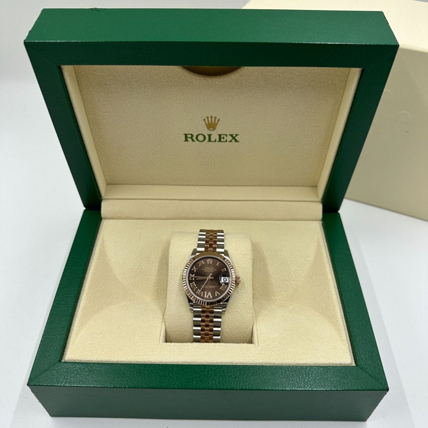 Rolex Datejust 31 278271 (2024) - Brown dial 31 mm Steel case (4/8)