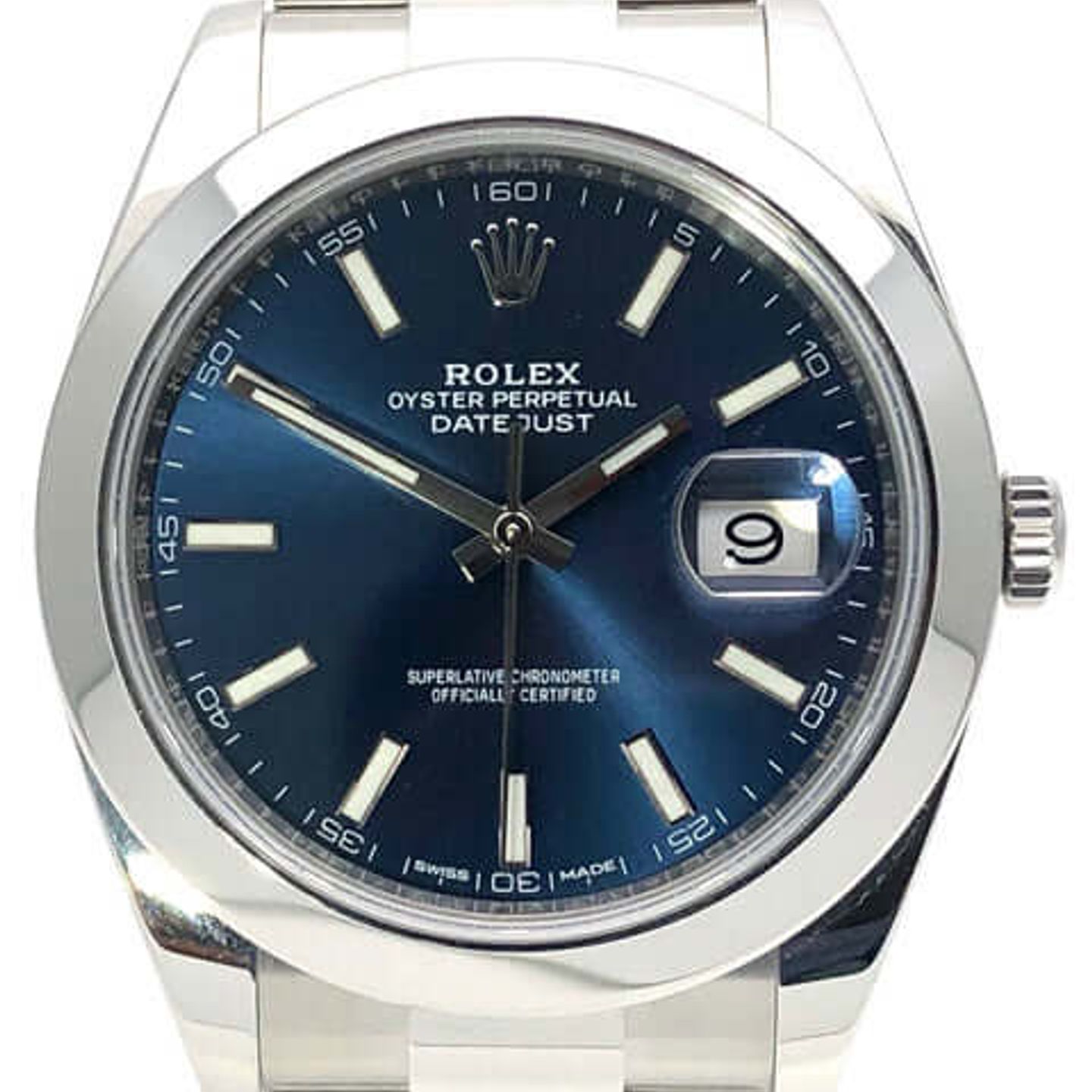 Rolex Datejust 41 126300 (2024) - Blauw wijzerplaat 41mm Staal (1/8)