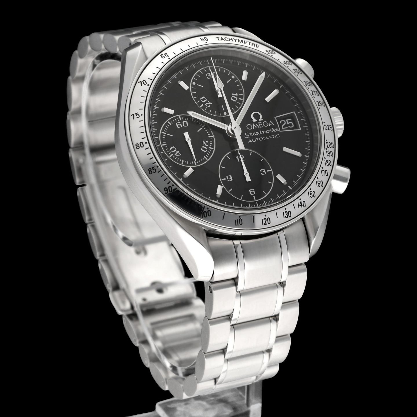 Omega Speedmaster Date 3513.50.00 (1998) - Black dial 39 mm Steel case (4/8)