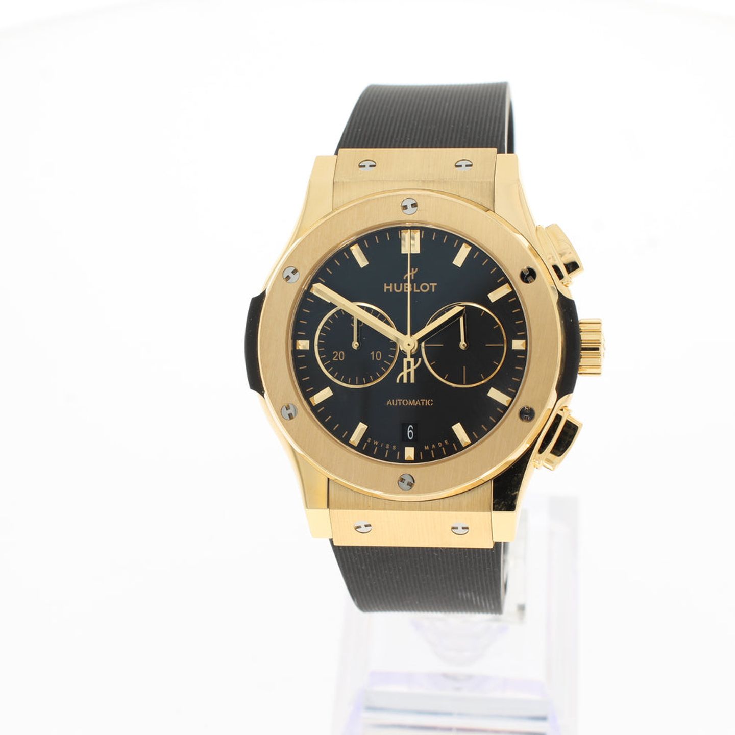 Hublot Classic Fusion Chronograph 541.VX.1130.RX (2025) - Black dial 42 mm Yellow Gold case (1/4)