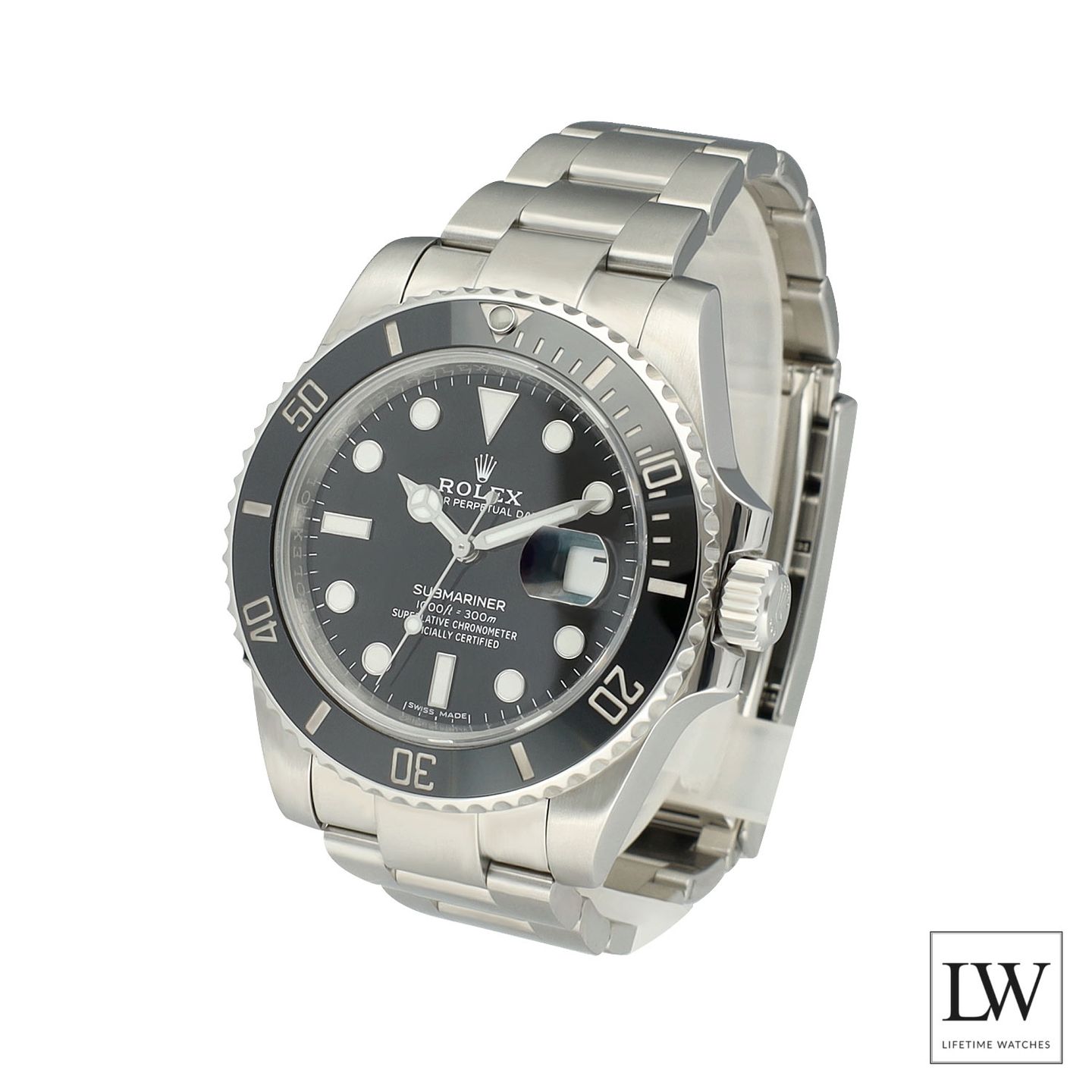 Rolex Submariner Date 116610LN (2016) - Zwart wijzerplaat 40mm Staal (5/8)