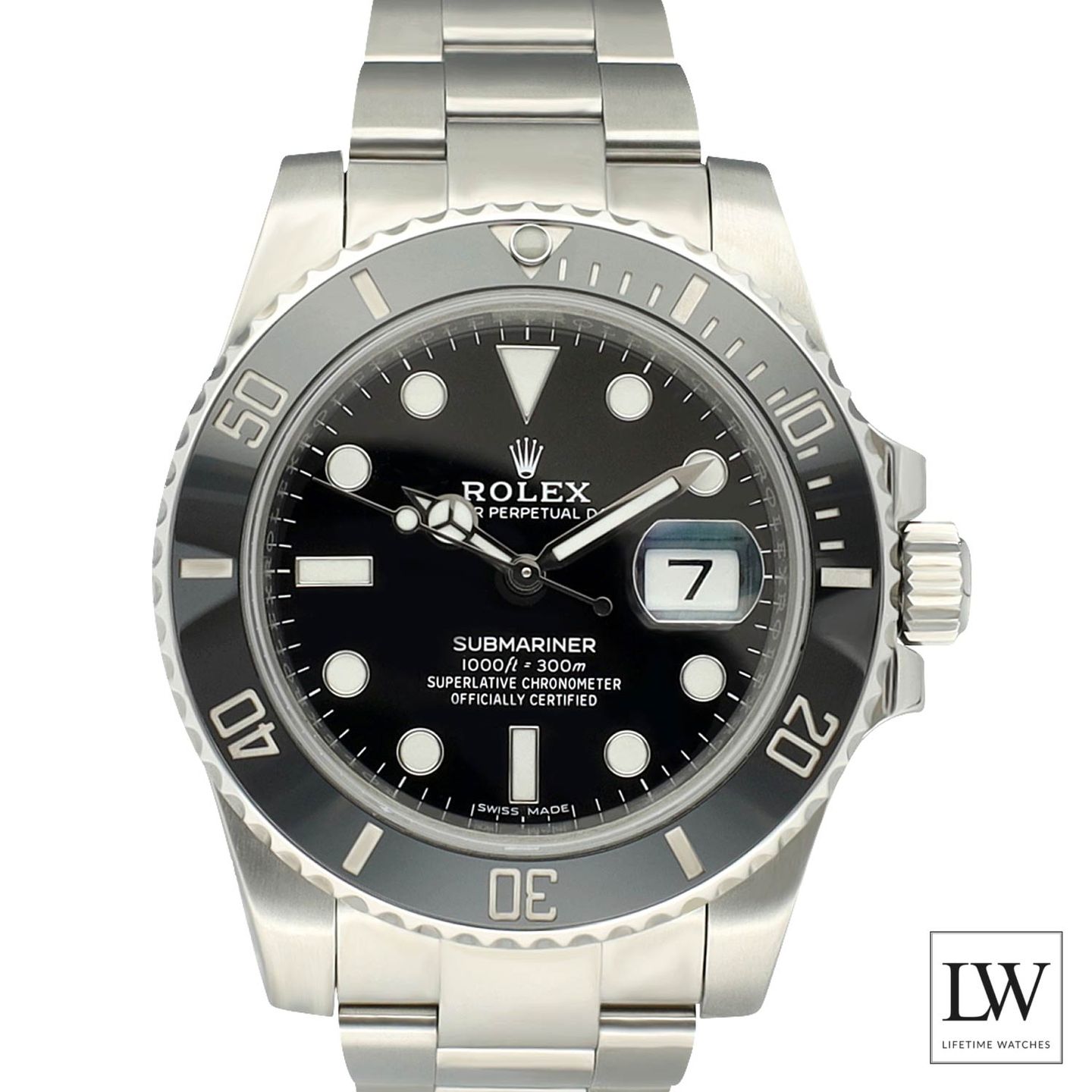 Rolex Submariner Date 116610LN (2016) - Black dial 40 mm Steel case (2/8)