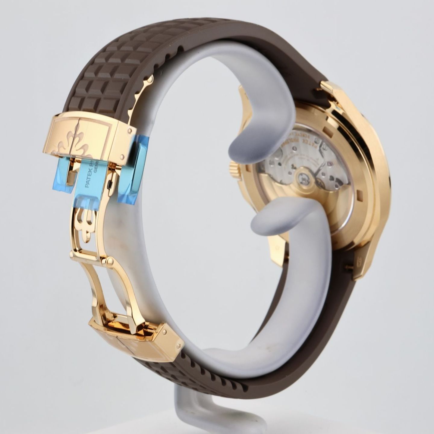Patek Philippe Aquanaut 5268/200R-010 (2026) - Bruin wijzerplaat 38mm Roségoud (7/8)