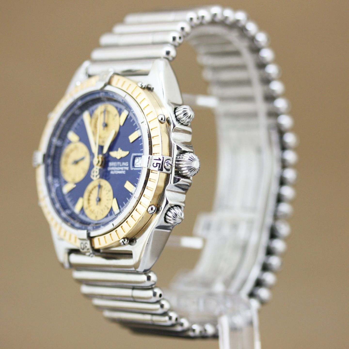 Breitling Chronomat C13047 (1998) - Silver dial 39 mm Steel case (5/8)