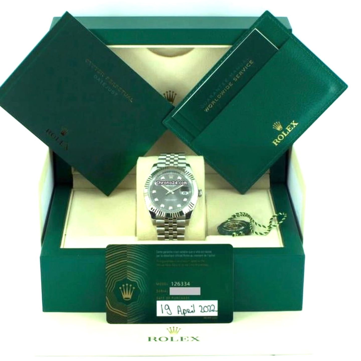 Rolex Datejust 41 126334 (2022) - Grey dial 41 mm Steel case (6/8)